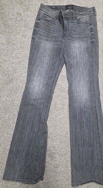 White House Black Market Women's Gray Boot Cut Jeans